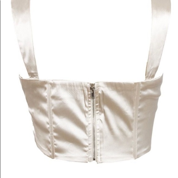 White Corset Top - Picture 4 of 5